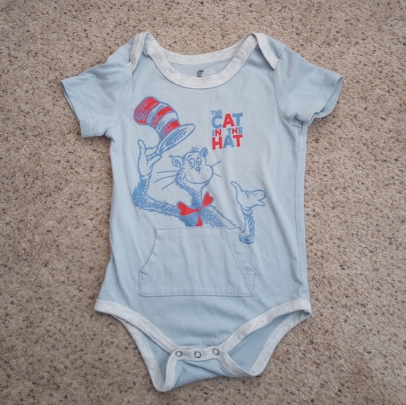 Dr. Seuss One Pieces Dr Seuss The Cat In The Hat Baby Onesie Poshmark